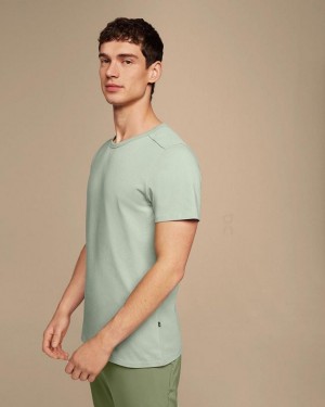 Men's On Running On-T T-shirts Green | PH_ON8981