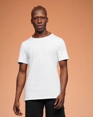 Men's On Running On-T T-shirts White | PH_ON9042