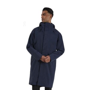 Men's On Running Parka Jackets Navy | PH_ON8813