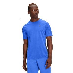 Men's On Running Performance-T T-shirts Blue | PH_ON8797