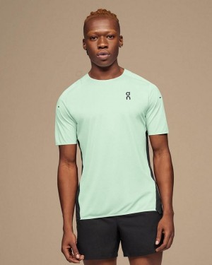 Men's On Running Performance-T T-shirts Turquoise | PH_ON8875