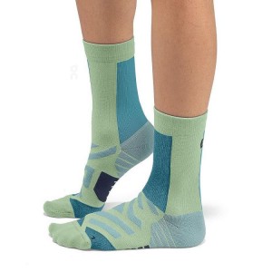 Men's On Running Performance High Socks Green | PH_ON8919