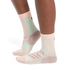 Men's On Running Performance High Socks Rose | PH_ON1171