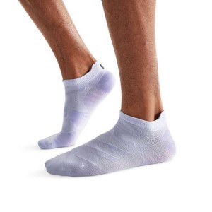 Men's On Running Performance Low Socks Light Purple | PH_ON8269