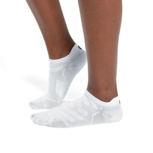 Men's On Running Performance Low Socks White | PH_ON8499