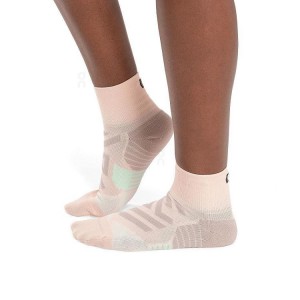 Men's On Running Performance Mid Socks Rose | PH_ON8015