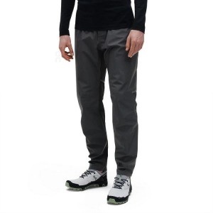 Men's On Running Storm Pants Black | PH_ON8863