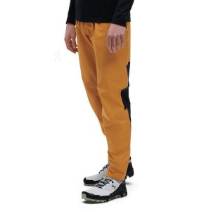 Men's On Running Storm Pants Gold | PH_ON8365