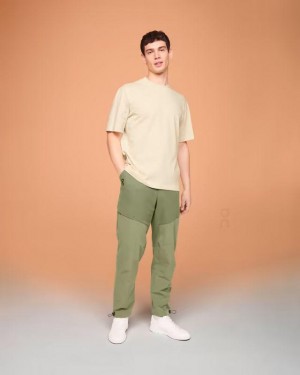 Men's On Running Studio-T T-shirts Beige | PH_ON8802