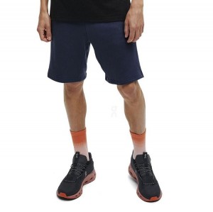 Men's On Running Sweat Shorts Navy | PH_ON8380