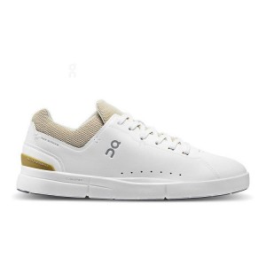Men's On Running THE ROGER Advantage Sneakers White / Gold | PH_ON8372