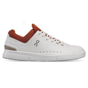 Men's On Running THE ROGER Advantage Sneakers White / Orange | PH_ON8410