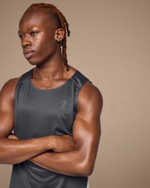 Men's On Running Tank-T Tank Top Grey | PH_ON8121