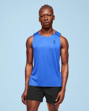 Men's On Running Tank-T Tank Top Royal | PH_ON8367
