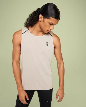 Men's On Running Tank-T Tank Top White | PH_ON8535