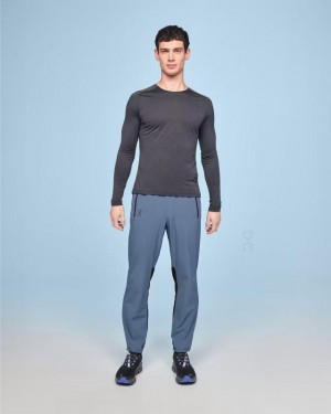 Men's On Running Track Pants Blue | PH_ON8040
