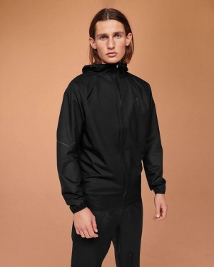 Men's On Running Ultra Jackets Black | PH_ON8850