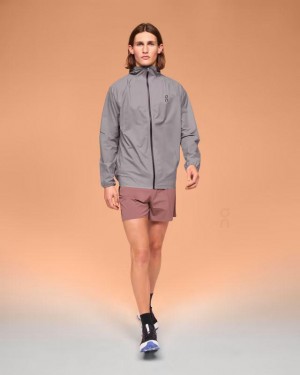 Men's On Running Ultra Jackets Grey | PH_ON8838