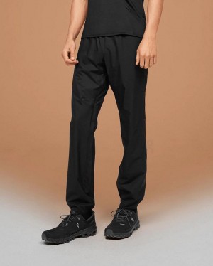 Men's On Running Ultra Pants Black | PH_ON9109