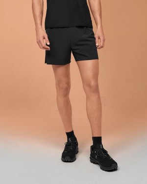 Men's On Running Ultra Shorts Black | PH_ON8618
