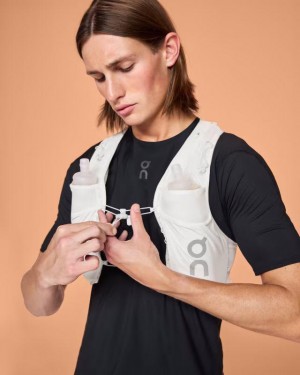Men's On Running Ultra Vest 10L Running White | PH_ON8198