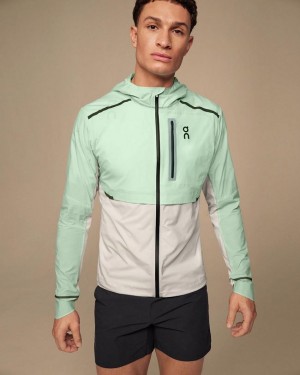 Men's On Running Weather Jackets Turquoise | PH_ON8600