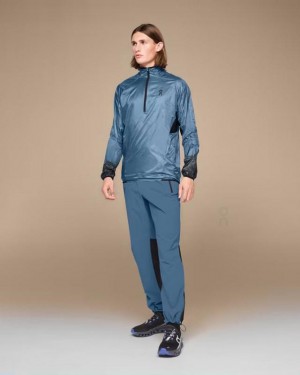 Men's On Running Zero Jackets Blue | PH_ON8698