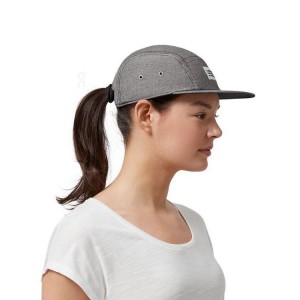 Women's On Running 5 Panel Caps Grey | PH_ON1168