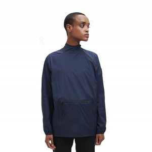 Women's On Running Active Jackets Navy | PH_ON8902