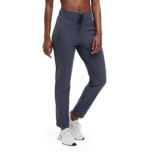 Women's On Running Active Pants Grey | PH_ON9135