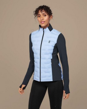 Women's On Running Climate Jackets Blue | PH_ON9073
