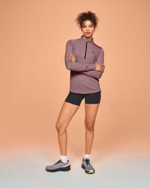 Women's On Running Climate T-shirts Brown | PH_ON8107