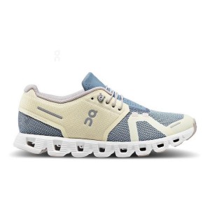 Women's On Running Cloud 5 Combo Sneakers Yellow / Blue | PH_ON8094