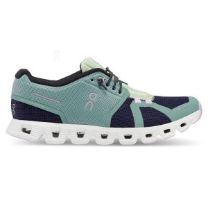 Women's On Running Cloud 5 Push Sneakers Turquoise | PH_ON8327