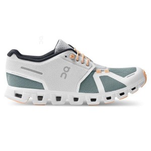 Women's On Running Cloud 5 Push Sneakers Grey / Turquoise | PH_ON8034