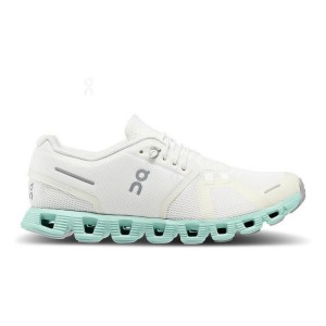 Women's On Running Cloud 5 Sneakers Beige / Turquoise | PH_ON8713