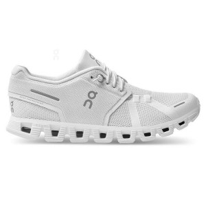 Women's On Running Cloud 5 Sneakers White | PH_ON9097