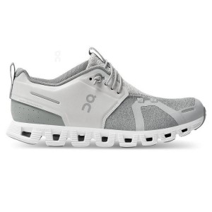 Women's On Running Cloud 5 Terry Sneakers White / Grey | PH_ON8694