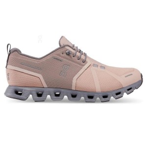 Women's On Running Cloud 5 Waterproof Sneakers Rose | PH_ON8939