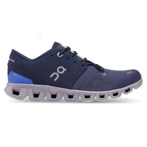 Women's On Running Cloud X 3 Running Shoes Purple | PH_ON8252