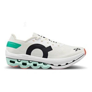 Women's On Running Cloudboom Echo Running Shoes White / Turquoise | PH_ON8620