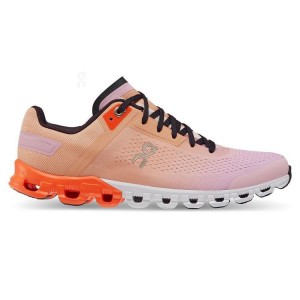 Women's On Running Cloudflow Running Shoes Orange / Purple | PH_ON1175