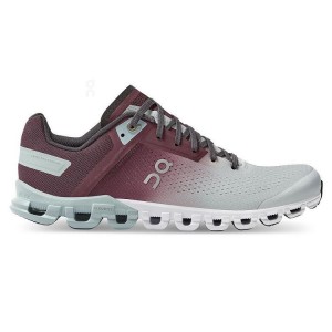 Women's On Running Cloudflow Running Shoes Burgundy | PH_ON8447