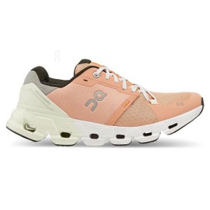 Women's On Running Cloudflyer 4 Running Shoes Rose | PH_ON8729