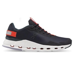 Women's On Running Cloudnova Form Sneakers Black | PH_ON8164