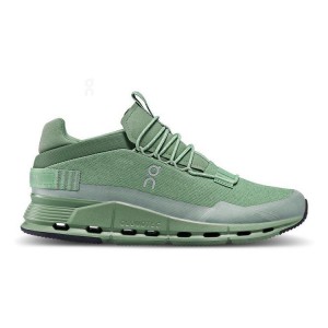 Women's On Running Cloudnova Sensa Sneakers Green | PH_ON8923