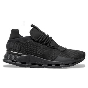 Women's On Running Cloudnova Sneakers Black | PH_ON1183