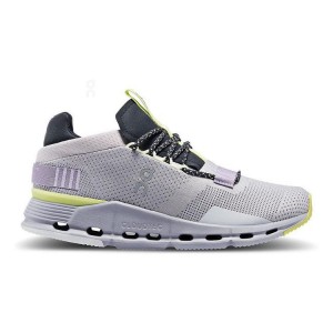 Women's On Running Cloudnova Sneakers Grey / Purple | PH_ON8189