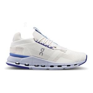 Women's On Running Cloudnova Sneakers White / Blue | PH_ON8782