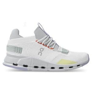 Women's On Running Cloudnova Sneakers White / Grey | PH_ON1177